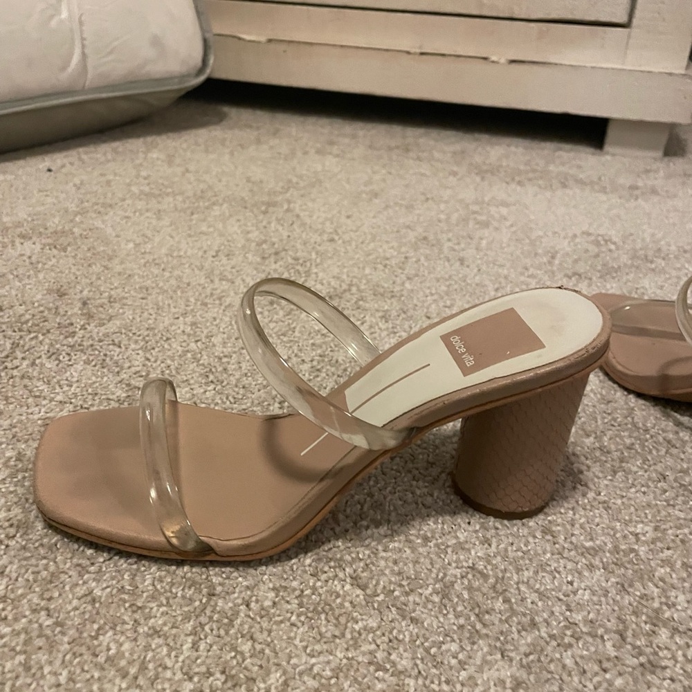 Dolce Vita clear heels
